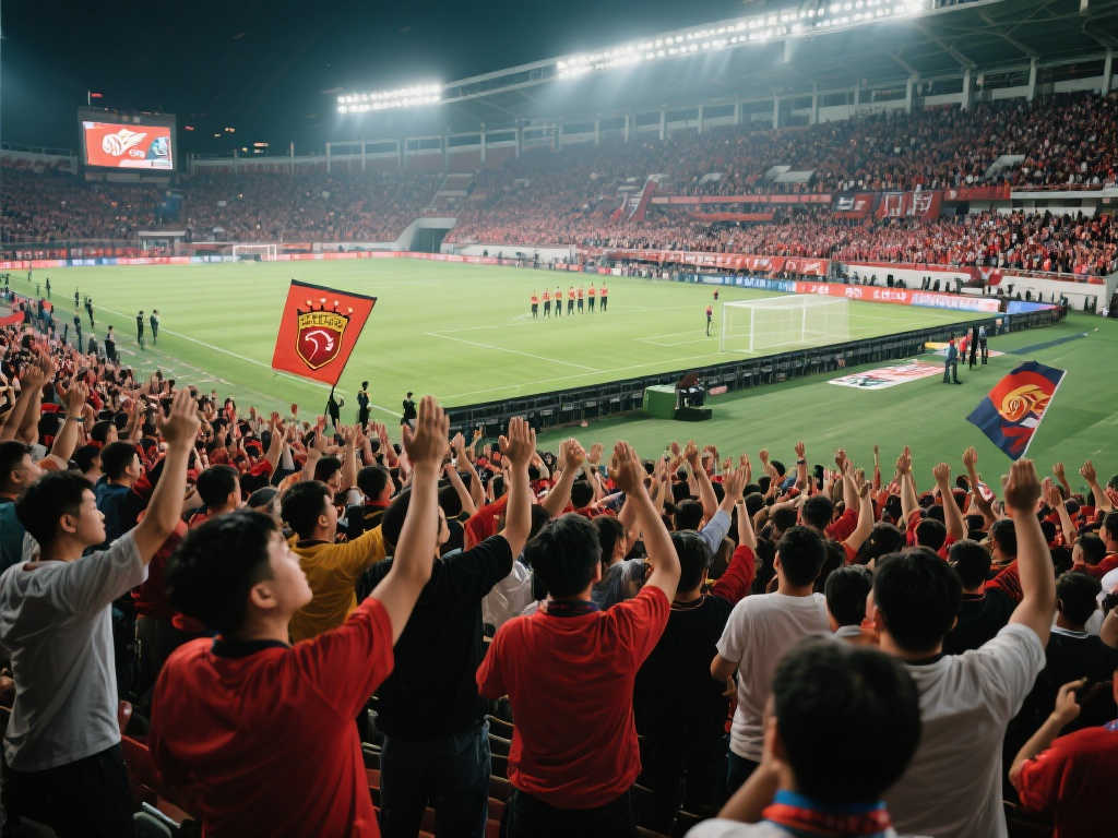 中超赛场现“千人同唱”壮观场面,球迷文化浓厚 中超赛场现“千人同唱”壮观场面,球迷文化浓厚